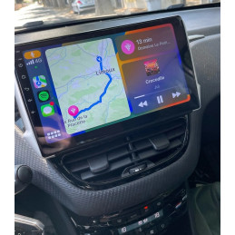 Autoradio GPS tactile Bluetooth Android & Apple Carplay Peugeot 208 et  Peugeot 2008 de 2012 à 2019 + caméra de recul