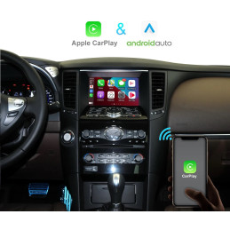 Boitier Apple Carplay & Android pour infiniti QX70 de 2013 à 2019