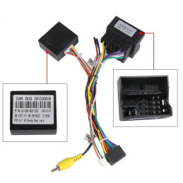 Câble d'alimentation Autoradio Volkswagen 52pin