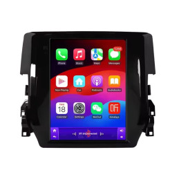 Autoradio Gps Carplay Style Tesla Honda Civic de 2016 à 2020