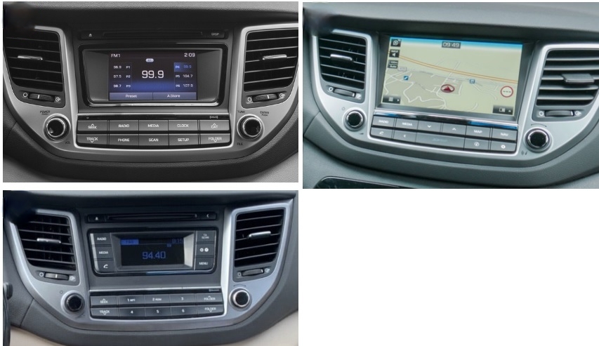Autoradio d'origine Hyundai Tucson 2015-2018