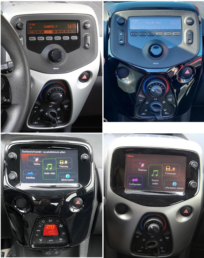 Autoradio compatible Toyota Aygo