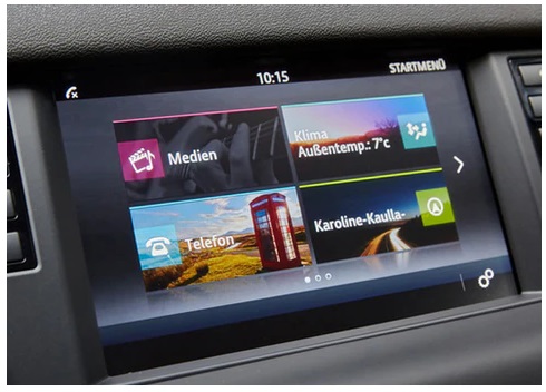Menu compatible CarPlay Range Rover Land Rover