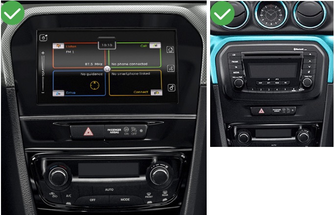 Autoradio Gps Suzuki Vitara 2015 à 2020