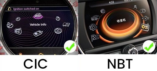 Interface MINI NBT compatible CarPlay