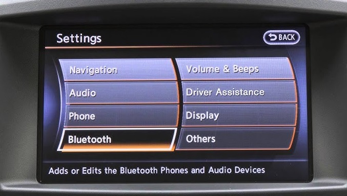 Menu autoradio Nissan 370Z compatible CarPlay