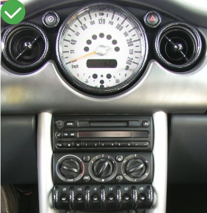 Autoradio Gps Mini Cooper (R53) De 2002 à 2006