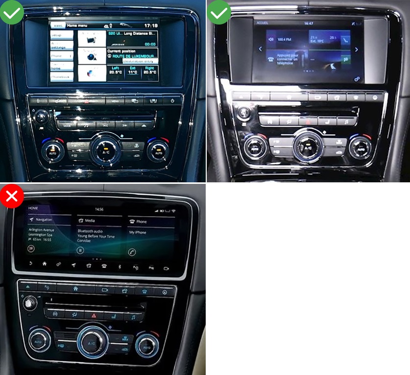 Autoradio Jaguar XJ compatible remplacement BOSCH et Harman Kardon