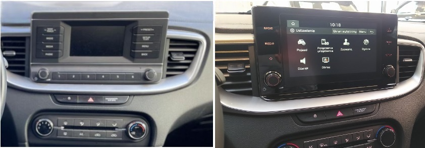 Autoradio d'origine Kia Cee’d depuis 2019 compatible remplacement