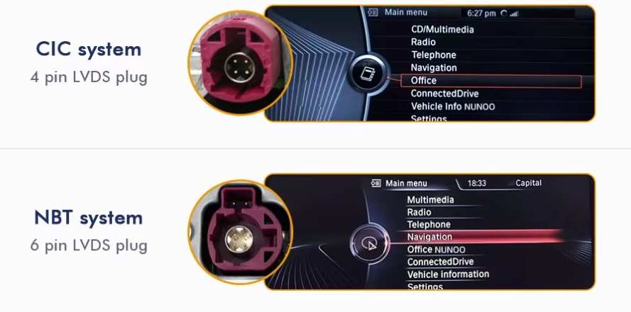 Compatibilité CIC et NBT BMW Z4