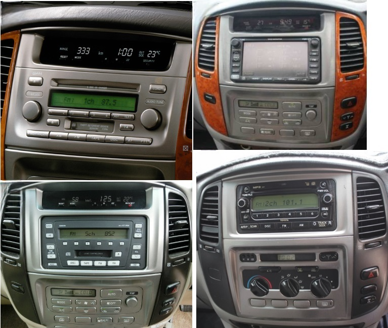 Autoradio compatible Toyota Land Cruiser