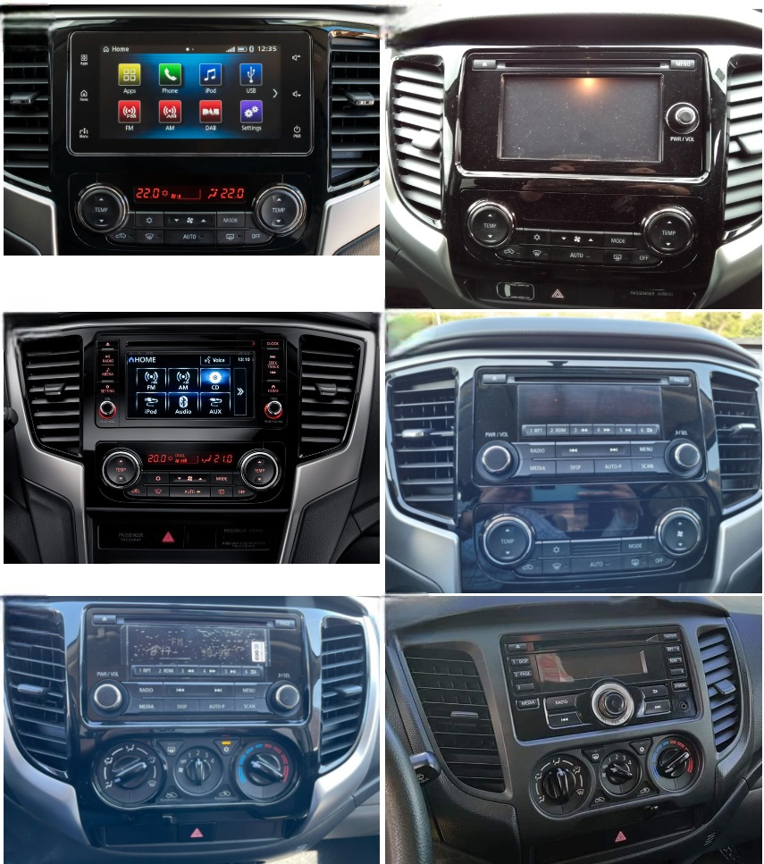 Autoradio compatible Mitsubishi L200