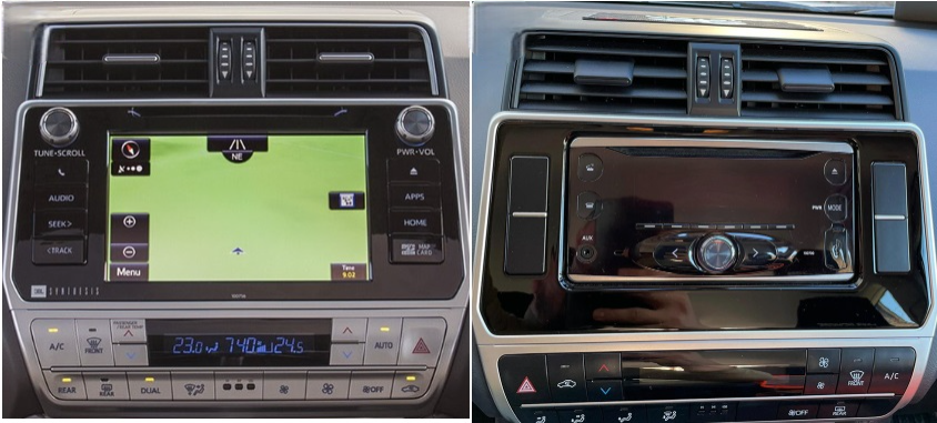 Autoradio compatible Toyota Land Cruiser IV Prado