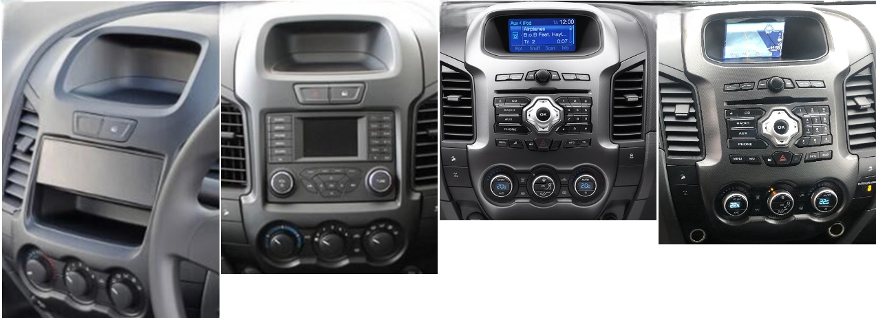 Autoradios d'origine Ford Ranger 2012-2015 compatibles avec l’autoradio Android Yatour France