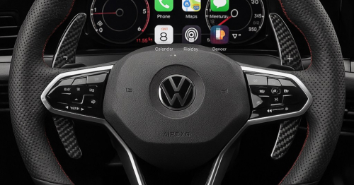 installation Palette au volant Carbone Volkswagen Golf 8