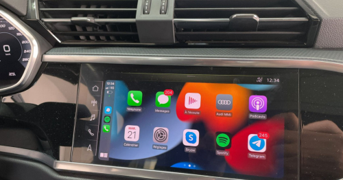 installation Apple carplay & Android Auto sur Audi Q3 des 2020