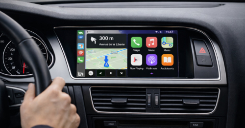 installer un Boitier Carplay & Android pour Audi A4 de 2009 à 2015
