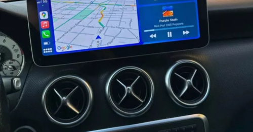 installation Autoradio Gps Carplay Mercedes Classe A de 2013 à 2019