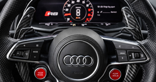 Ajouter des Extension Palette au volant Carbone Audi R8 (2016 +)