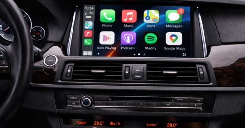 installation Boitier Carplay & Android Auto pour Bmw Série 5 F10 de 2011 à 2012