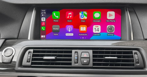 installation Boitier Apple Carplay & Android Auto Bmw Série 5 de 2013 à 2016