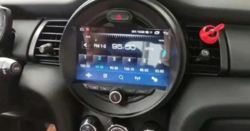 installation Autoradio Gps Android carplay sur Mini Cooper F55 de 2014 à 2018